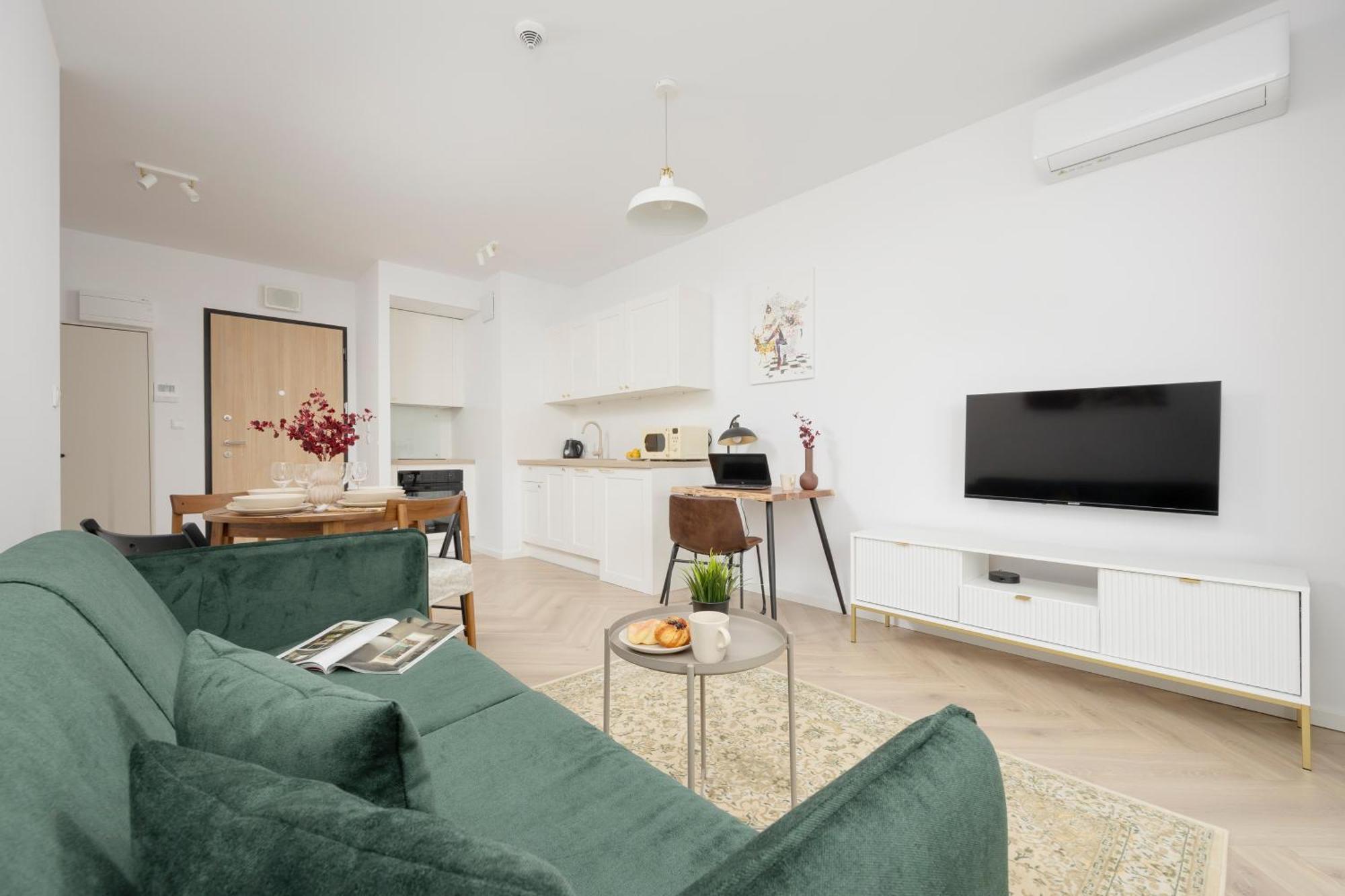 Modern Apartment With Balcony Near Aleje Jerozolimskie By Noclegi Renters Варшава Екстериор снимка