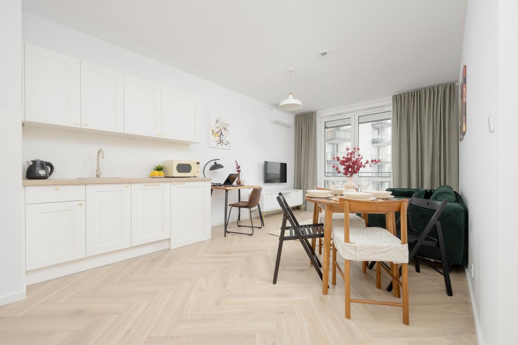Modern Apartment With Balcony Near Aleje Jerozolimskie By Noclegi Renters Варшава Екстериор снимка