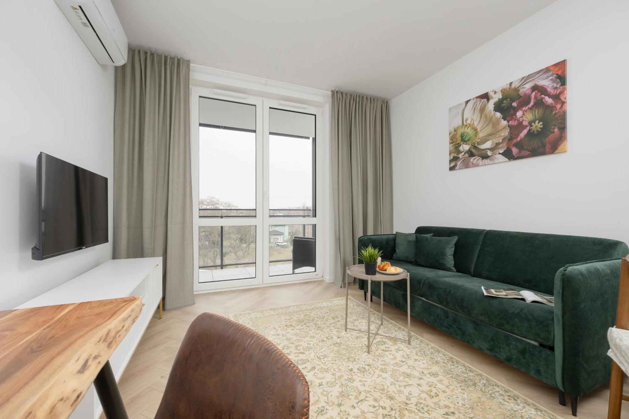 Modern Apartment With Balcony Near Aleje Jerozolimskie By Noclegi Renters Варшава Екстериор снимка