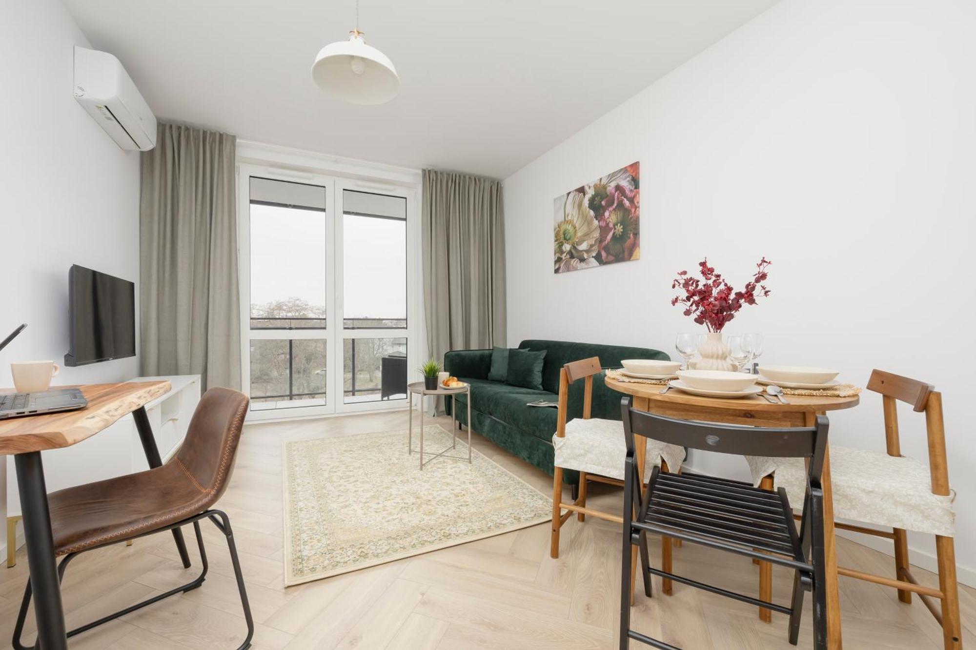 Modern Apartment With Balcony Near Aleje Jerozolimskie By Noclegi Renters Варшава Екстериор снимка